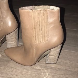 Taupe booties size 9. BCBG